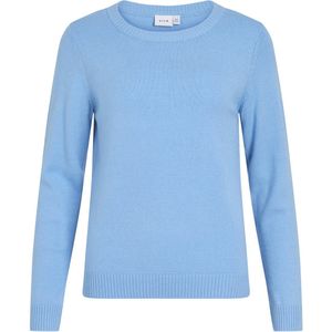 Vila Trui Viril O-neck Knit Top - Noos 14054177 All Aboard/dark Melange Dames Maat - M