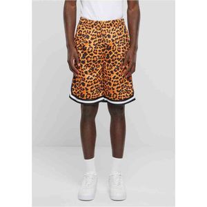 Urban Classics - Mesh All Over Print Korte broek - XL - Oranje