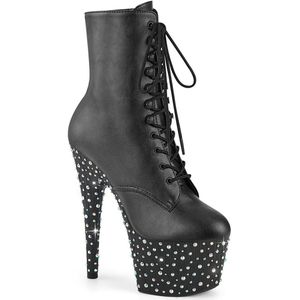 Pleaser - STARDANCE-1020 Plateau Laarzen - US 5 - 35 Shoes - Zwart