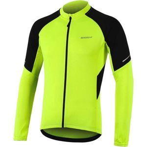 Lange Mouwen Fietsshirt Heren - Ademend en Lichtgewicht voor Fietsen