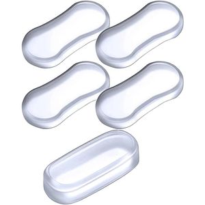 5 STKS Toilet Seat Bumper Vervanging Kit - Bidet Bumpers - Sterke Zelfklevende Rubber Bumpers Pads voor Thuis en Hotels in Badkamer Toilet