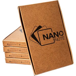 Nano Note - Herbruikbare sticky notes - Package deal met minimaal 25% korting! - 75x75 mm (vierkant) - 5 Sets van 10 stuks incl. pen - Overal opplakbaar en herbruikbaar - Duurzame sticky note - Aantoonbaar duurzaam