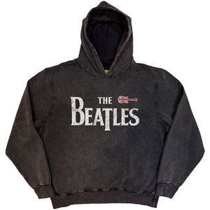 The Beatles - Guitar & Drop T Hoodie/trui - 2XL - Grijs