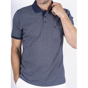 Pre End - Heren poloshirt - Regular fit - Naval blue- Maat XL