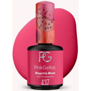 Pink Gellac - 437 Magenta Muse - Gellak - Roze - 15ml