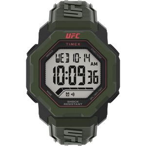 Timex UFC Knockout TW2V88300 Horloge - Kunststof - Groen - Ø 48 mm