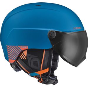 Cébé Contest Vision skihelm - Mat Blauw - Zwarte lens - 56-58 cm