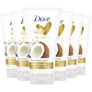Dove Body Love Handcreme - Restoring Care - hydrateert en verzacht droge handen - 6 x 75 ml