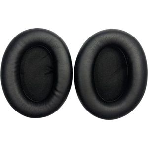 Nordivar - Vervangende Oorkussens Hoofdtelefoon Zwart Eiwitleer Compatibel Sony WH-1000XM2 MDR-1000X.