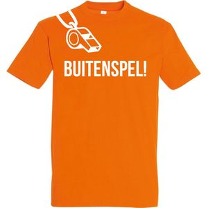 Shirt Oranje - Dames & Heren - Buitenspel - Nederlands elftal - Leuk voor het EK - Maat S