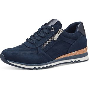 MARCO TOZZI MT Vegan, Soft Lining + Feel Me - removable insole Dames Sneaker - NAVY COMB - Maat 36