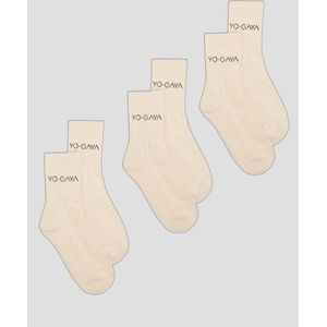 YO-GAYA - Sokken - 3 Pack - Beige