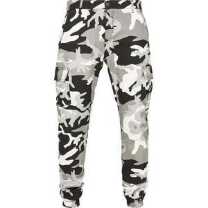 Heren - Mannen - Strijders - Camouflage - Streetwear - Modern - Casual - Menswear - Camo - Cargo - Jogging Pants snow camo
