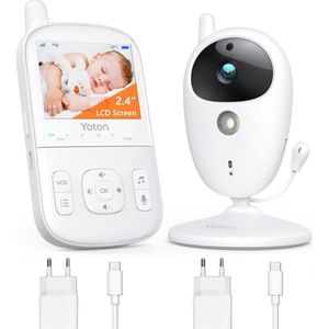 Babyfoon camera 27 inch LCD video met nachtzicht en temperatuurbewaking
