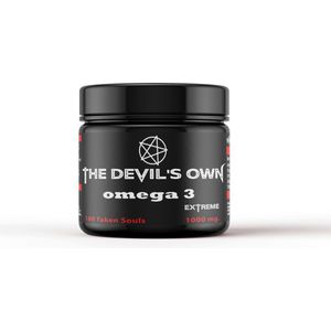 The Devils Own | Omega 3 | 180 Gelcaps 1000mg | 60 doseringen | Visolie | Vetzuren | past in gezonde voeding | goed voor Hart en vaat | helpt tegen depressie, Dementie en ADHD | tegen Reuma | tegen hoge bloedruk | tegen hoog Cholesterol | Nutriworld