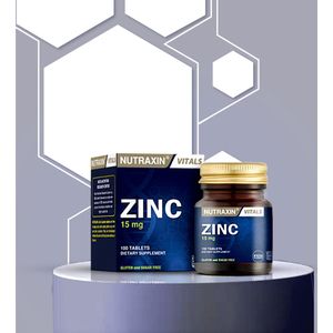 Nutraxin Zinksulfaat - Zinksupplement 15 mg 100 tabletten