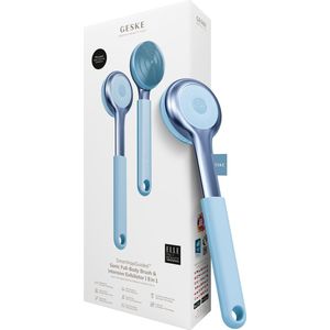 GESKE Sonic Full-Body Brush & Intensive Exfoliator | 8 in 1 | Reinigingsborstel | Met SmartSonic-pulsaties | Diepe reiniging, peeling, massage | Uitschuifbare handgreep | Ruwe huidverwijderaar