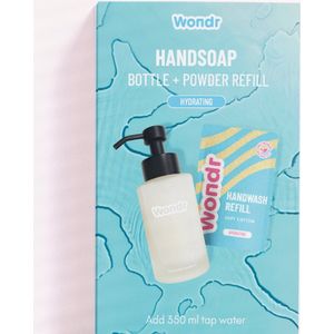 Handsoap bottle + refill Soft Cotton - Voor zachte handen - Frisse, zachte geur - 1 zakje = 350 ml - SLS-vrij