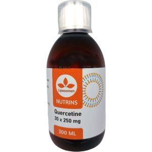 Liposomale Quercetine 30 x 250 mg - Quercetine In Liposomen - Vloeibaar Quercetine - 30 porties - Nutrins