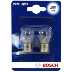 BOSCH Pure gloeilamp 2 P21W 12V 21W 1987301017