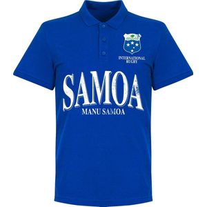 Samoa Rugby Polo - Blauw - XXXL