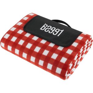 Picknickmat met isolatie 200 x 300 cm - Rood geruit - TSA8904-1