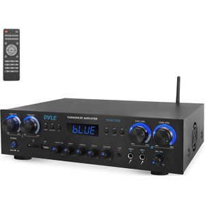 Pyle - Audioversterker - Zwart - Stereoversterker - Bluetooth 5.0