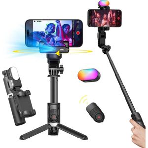 CRLYN® Gimbal Smartphone - Selfiestick - Tripod - Zwart