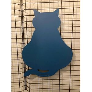 Wonderwall Magneetbord Kat - blauw - H 60 cm