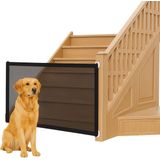 Oprolbaar traphekje zonder boren – 110 x 73 cm – Inclusief spijlen – Voor kinderen en kleine honden