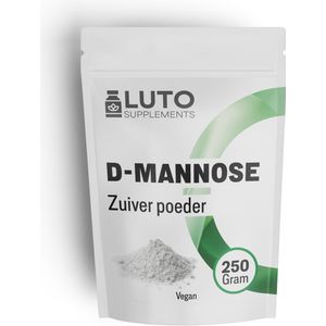 LUTO - D-Mannose - Poeder - 100% Puur - Zonder Toevoegingen
