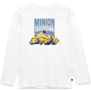 Minions Football Touchdown Premium T-Shirt Kinderen Met Lange Mouwen