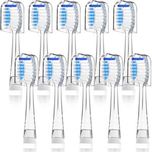 Vervangende tandenborstelkoppen voor kinderen – 10 stuks, compatibel met diverse elektrische tandenborstels