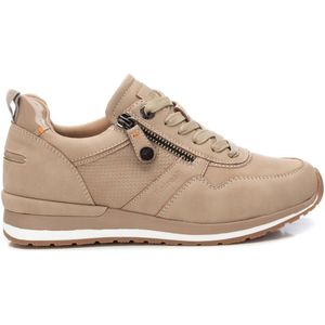 Refresh - 17206006-BEIGE - Trainers - Bruin - Plat - Ritssluiting - Casual