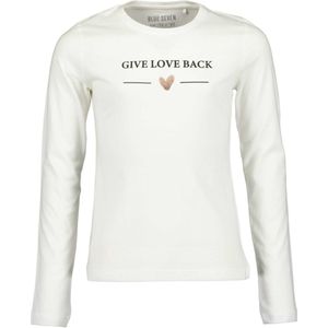 Blue Seven-Girls knitted t-shirt-Offwhite orig