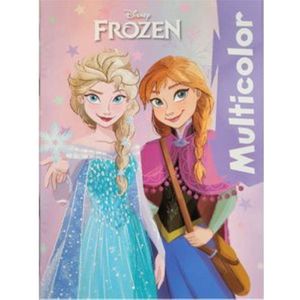 Disney Frozen Multicolor kleurboek - Elsa en Anna - met voorbeelden in kleur - 17 kleurplaten