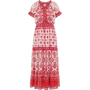 usha Maxi-jurk met all-over print