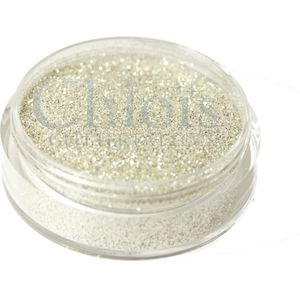 Chloïs Glitter Silver Pure 5 ml - Chloïs Cosmetics - Chloïs Glittertattoo - Cosmetische glitter geschikt voor Glittertattoo, Make-up, Facepaint, Bodypaint, Nailart - 1 x 5 ml