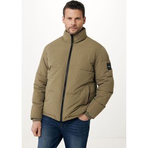 Short Puffer Jacket Mannen - Light Olive - Maat XXL