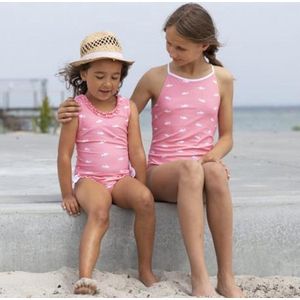 Petit Crabe Badpak White Fish - Kleding maten in cm UV (shirts, badkpakjes etc): 134 / 140