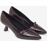Nero Giardini - Pumps - Bordeaux - Glad Leer - Middelhoge Hak