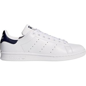 adidas Stan Smith Heren Sneakers - Core White/Core White/Dark Blue - Maat 41 1/3