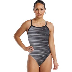 Tyr Durafast Elite Diamondfit Speedwarp Zwemkleding Grijs 34 Vrouw