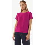 comma - Strickpullunder - Gebreide Trui - Zacht Katoenmix - Kabelgebreide Details