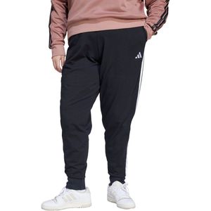 adidas Sportswear ESSENTIALS 3-STRIPES JOGGER BROEK (GROTE MAAT) - Dames - Zwart