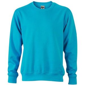 James and Nicholson Uniseks werkkleding Sweatshirt (Turquoise)
