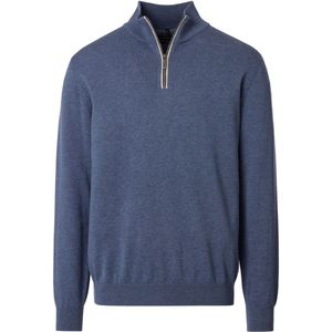 Casa Moda - Basic Half-zip - Heren Pullover - 100% Katoen