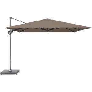 Platinum Sun & Shade zweefparasol Challenger T¹ Premium 350x350 Havana