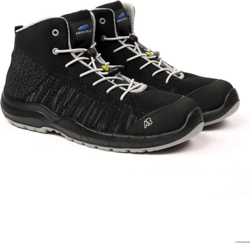 AboutBlu - Le Mans Mid S3 - Werkschoen - Ademend Textiel - Schokabsorberende PU/TPU Buitenzo