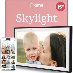 Digitale fotolijst 15 inch met WiFi en touchscreen - Aanpasbaar cadeau voor vrienden en familie